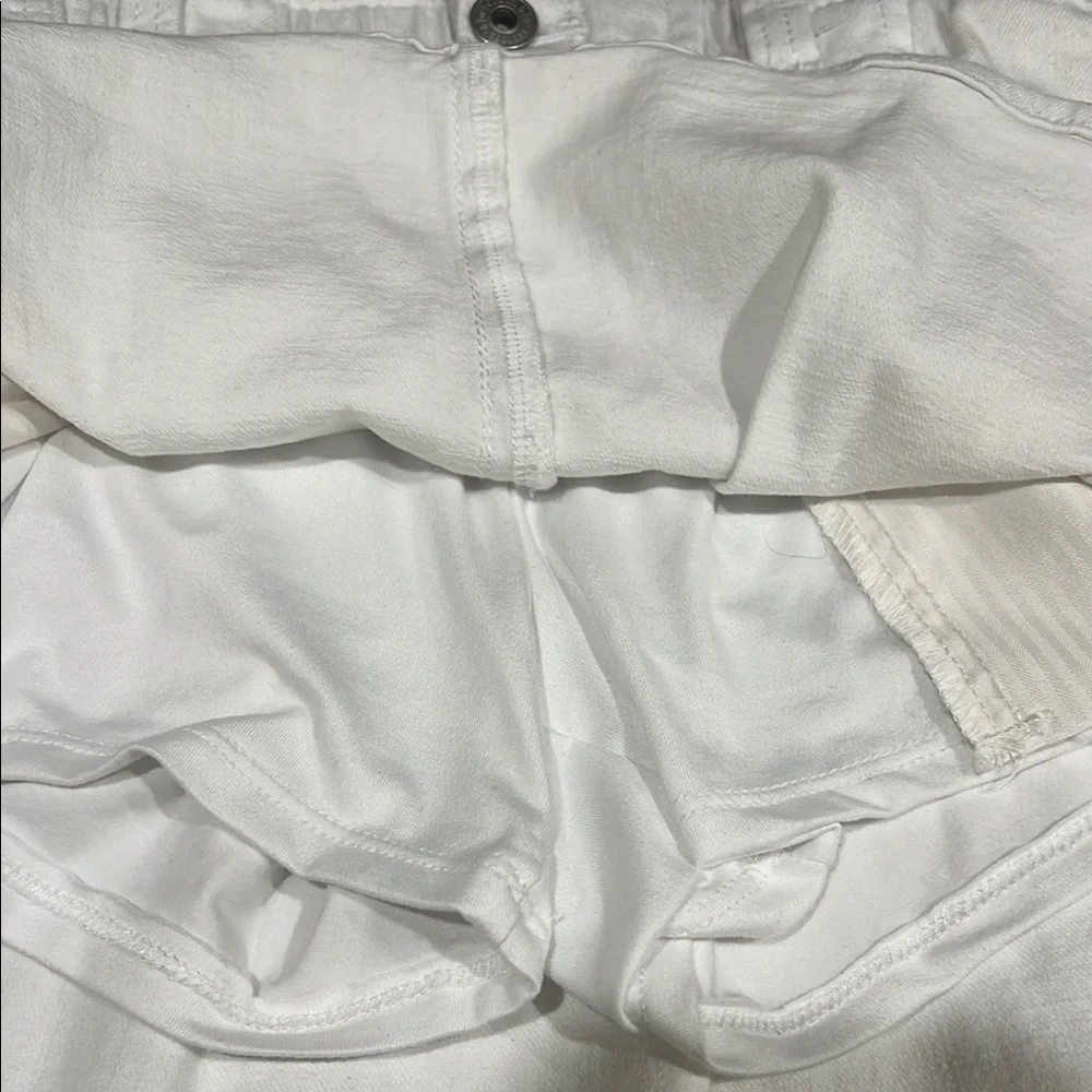 Abercrombie‎ Kids White Denim Skirt With Pockets Size 9/10